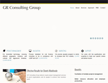 Tablet Screenshot of grconsultinggroup.com